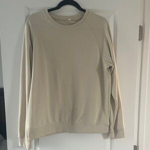 📌 3 for $20📌Beige Crewneck Sweatshirt size L